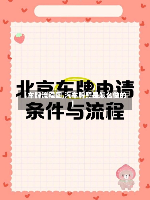 【车牌流程图,汽车牌照是怎么做的】