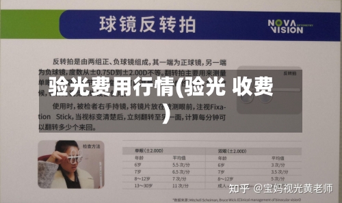 验光费用行情(验光 收费)