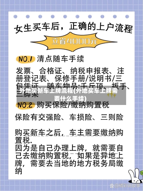 外地买新车上牌流程(外地买车上牌需要什么手续)