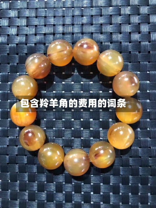 包含羚羊角的费用的词条-第3张图片