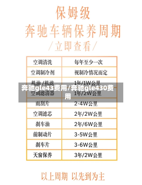 奔驰gle43费用/奔驰gle430费用-第2张图片