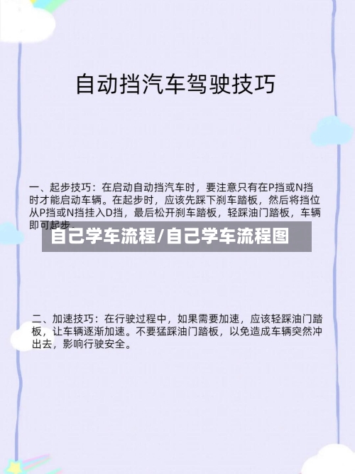 自己学车流程/自己学车流程图-第2张图片