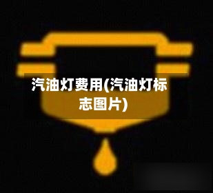 汽油灯费用(汽油灯标志图片)-第2张图片