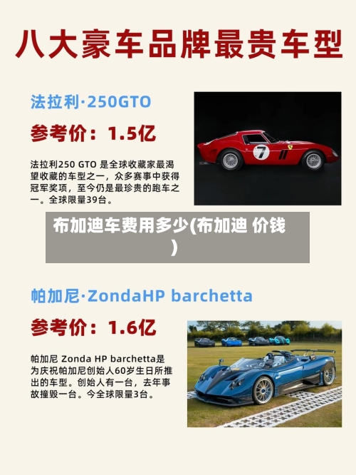 布加迪车费用多少(布加迪 价钱)